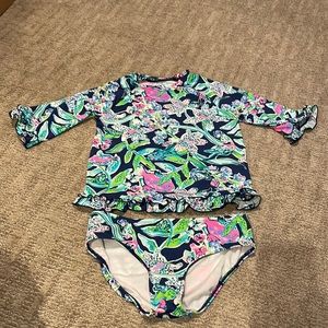 Lilly Pulitzer rashguard set
